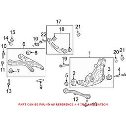 Audi Suspension Knuckle Bolt WHT003818A